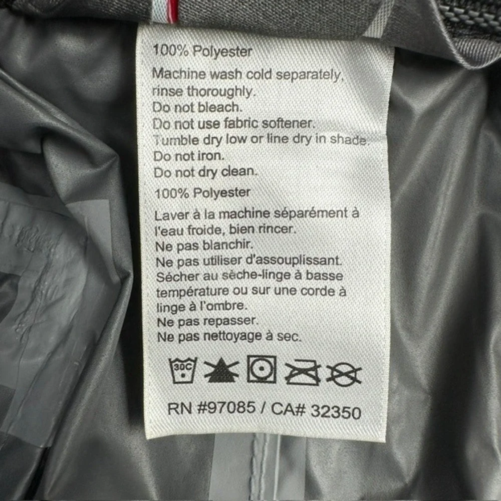 Outdoor Research Rampart Pants Mens Large Black Rain Shell Full Side Zip Hiking